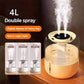 4L Large Capacity Air Humidifier For Bedroom Portable Usb Water